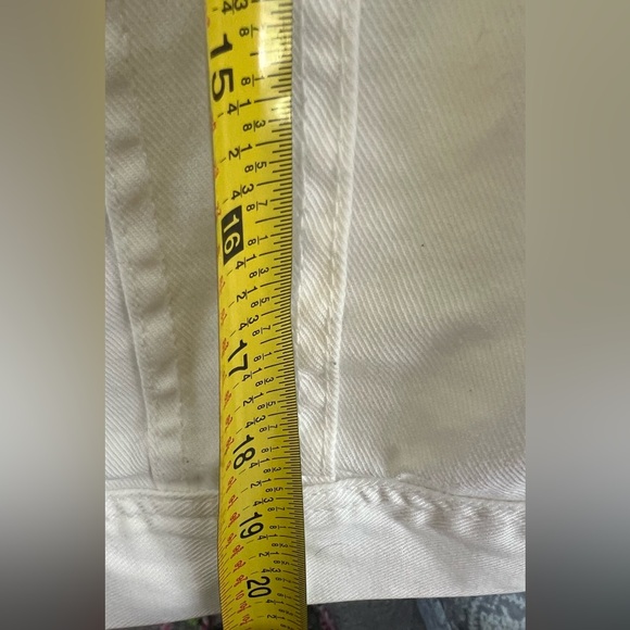 Lauren Ralph white sport jean jacket white full zip size large - Picture 3 of 5